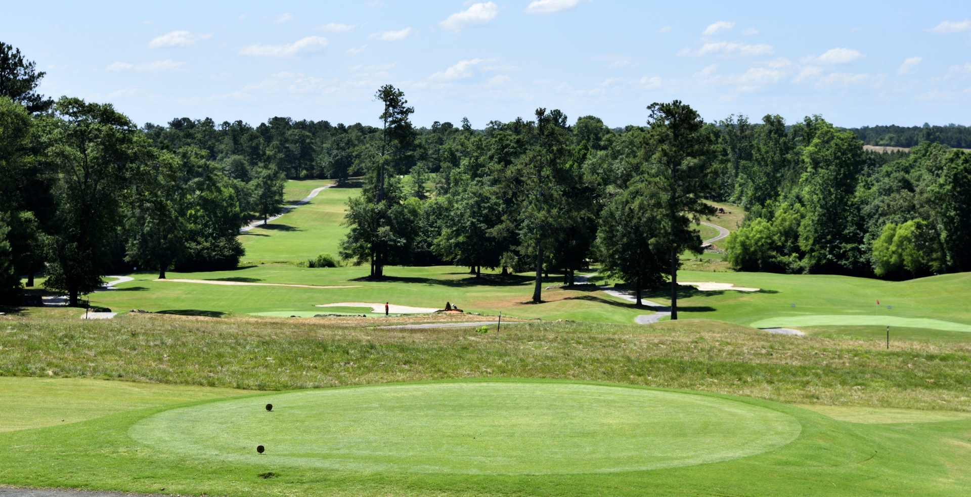 Répartition des trous sur un terrain de golf